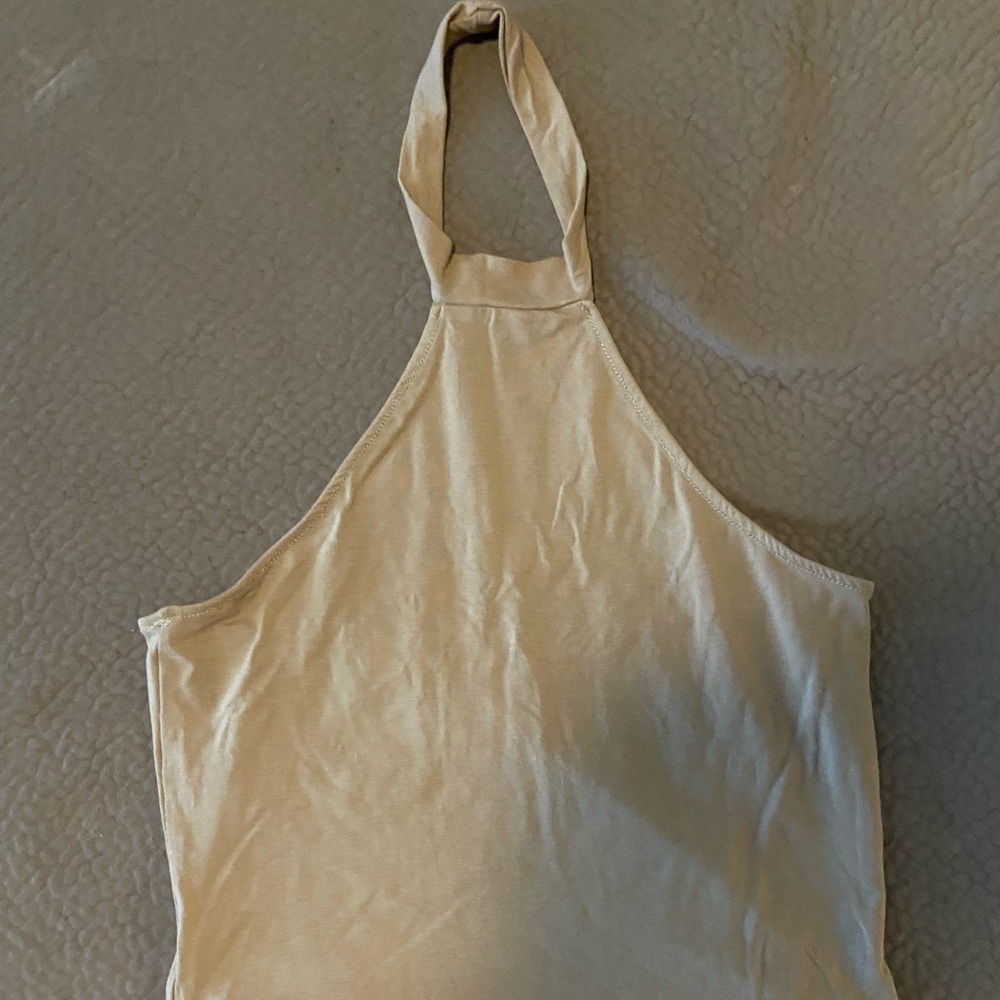 tan crop top